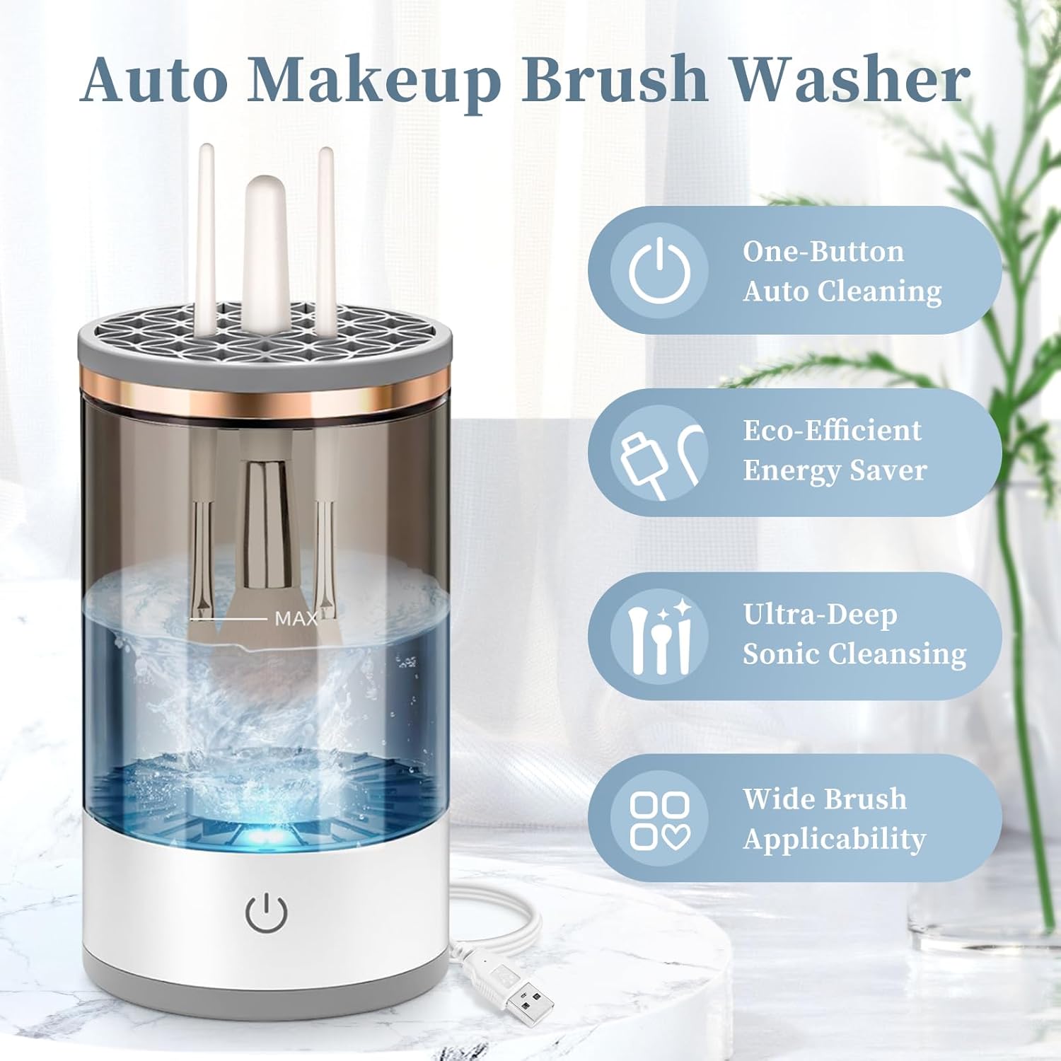 Elektrischer Make-up-Pinselreiniger