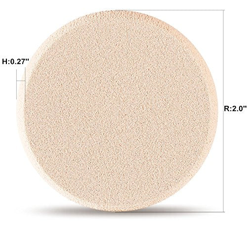 Make-up Schwämme – Foundation Blender Set, runder, latexfreier Schwamm für gleichmäßiges Auftragen von Make-up.